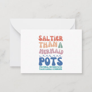 Carte de note plat d'été