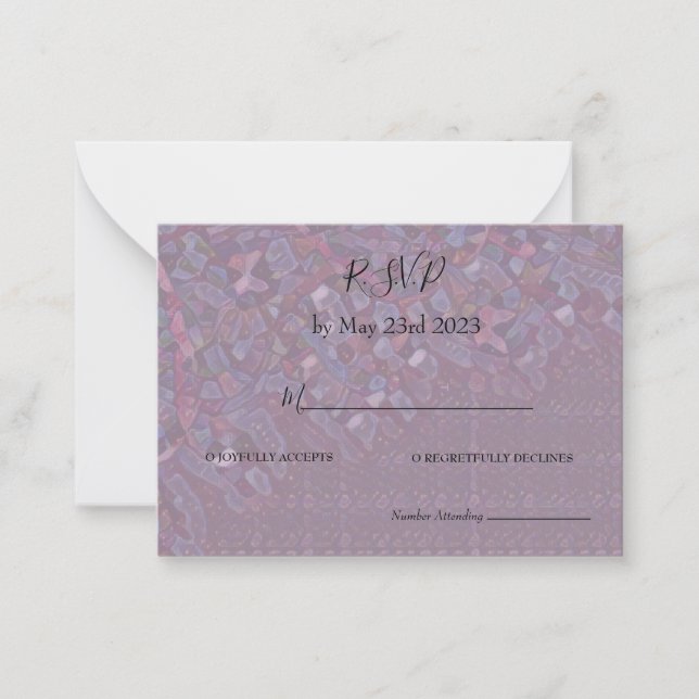 Carte de note plate (Devant)