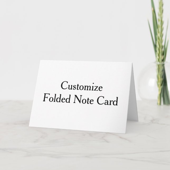 Carte de note pliée 5" x 7" (Devant)