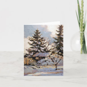 Carte de note pliée classique