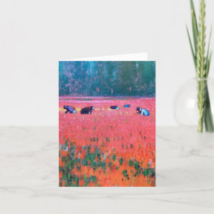 Carte de note pliée classique