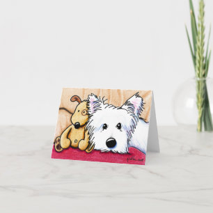 Carte de note pour chien Ditto & Pudge Westie