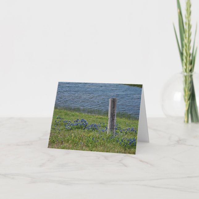 Carte de note Printemps dans le pays (Devant)