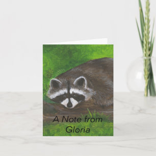 Carte de note Raccoon