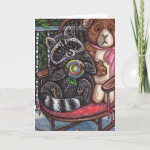 Carte de note RACCOON Rocking Chair