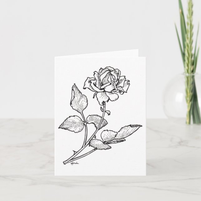 Carte de note rose (Devant)