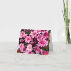 Carte de note rose de mamans