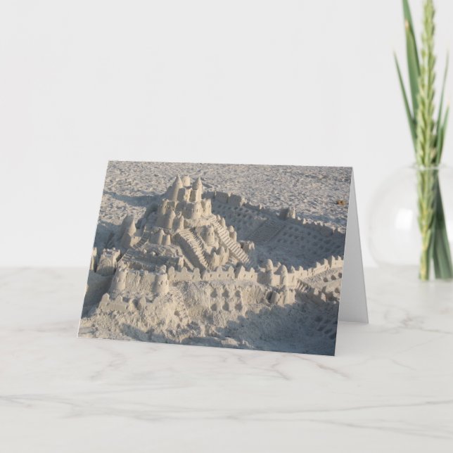 Carte de note Sandcastle (Devant)