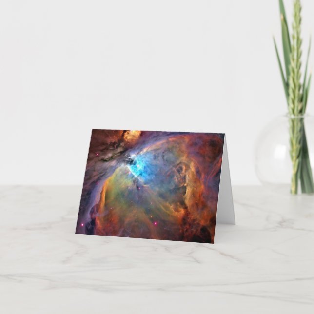 Carte de note spatiale Orion Nebula (Devant)