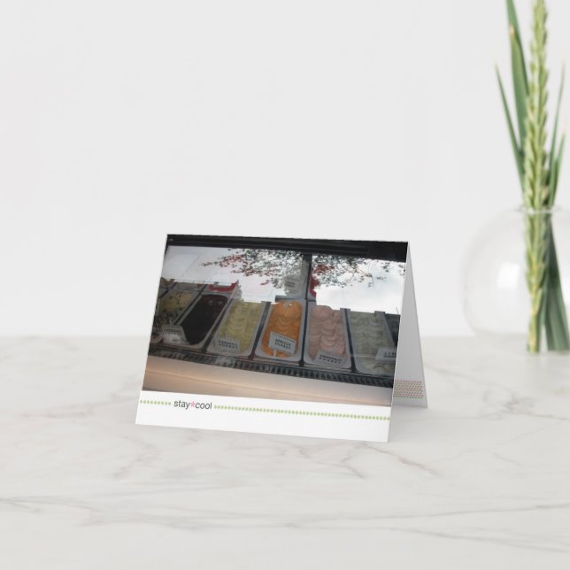 carte de note stay*cool_NYC (Devant)