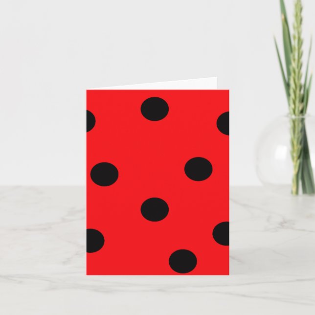 Carte de note sur les points de Ladybug (Devant)