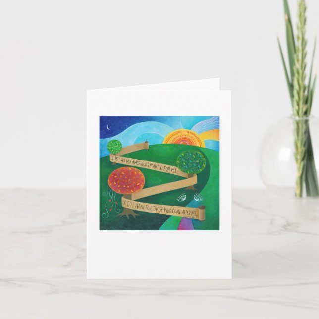 Carte de note Torah Planting (Devant)