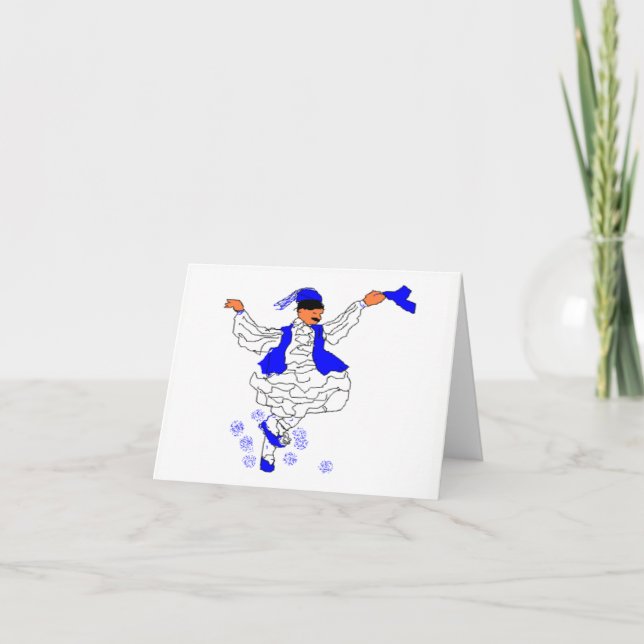 Carte de note vide à l'intérieur de la zone d'évas (Devant)