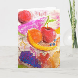 Carte de notes de fruits juteux en Pastel par Brad