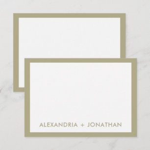 Carte de notes de remerciement pour les couples ty