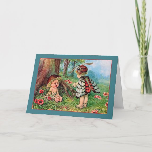 Carte de notes pour enfants pour les papillons de  (Devant)