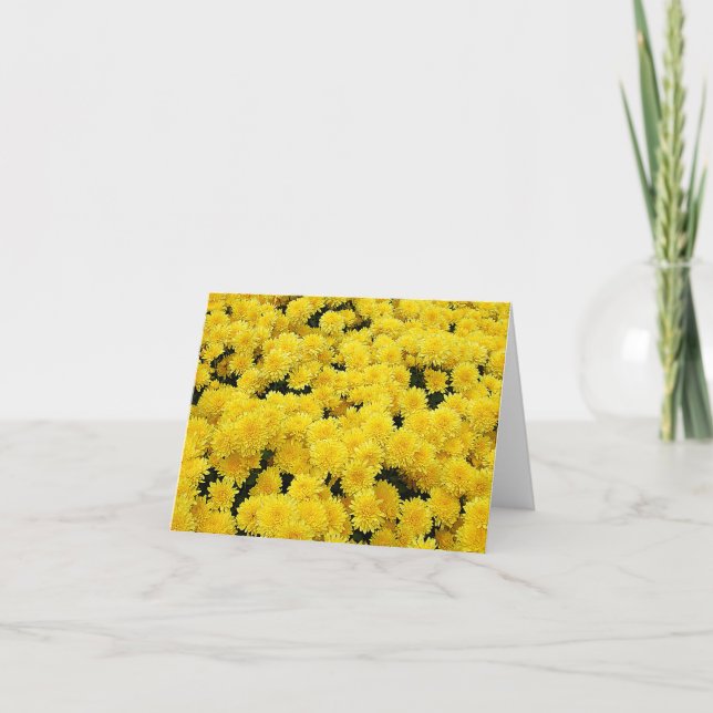 Carte de notes pour les mères jaunes (Devant)