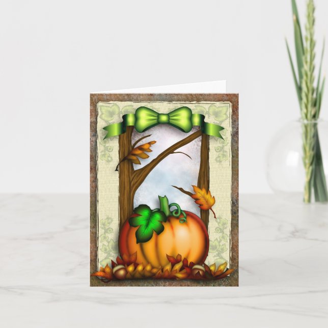 Carte de notes Thanksgiving Memories (Devant)