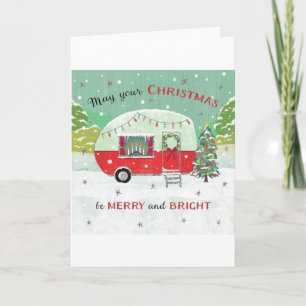 CARTE DE "NOTRE CAMPER" NOËL REMERCIE