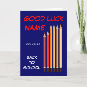 Carte De nouveau aux souhaits d'école
