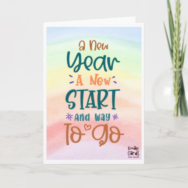 Carte de Nouvel An (Devant)