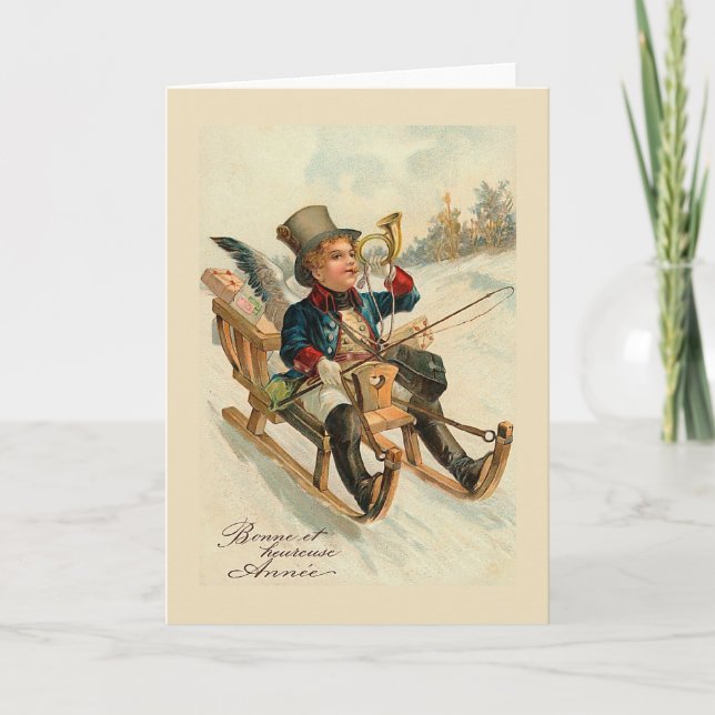 Carte de Nouvel An "Bonne et Annee" (Devant)