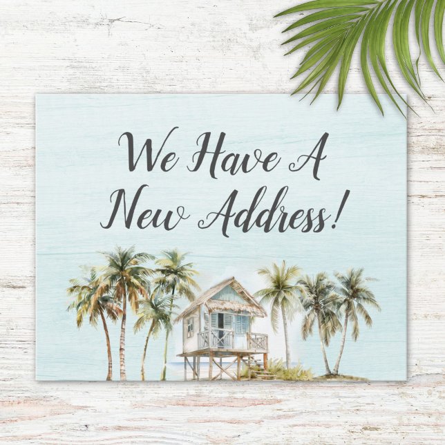 Carte de Nouvelle Adresse Maison de Plage au Palmi (Créateur téléchargé)