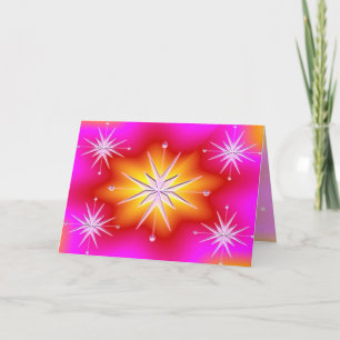 Carte de nouvelle année Stars Light