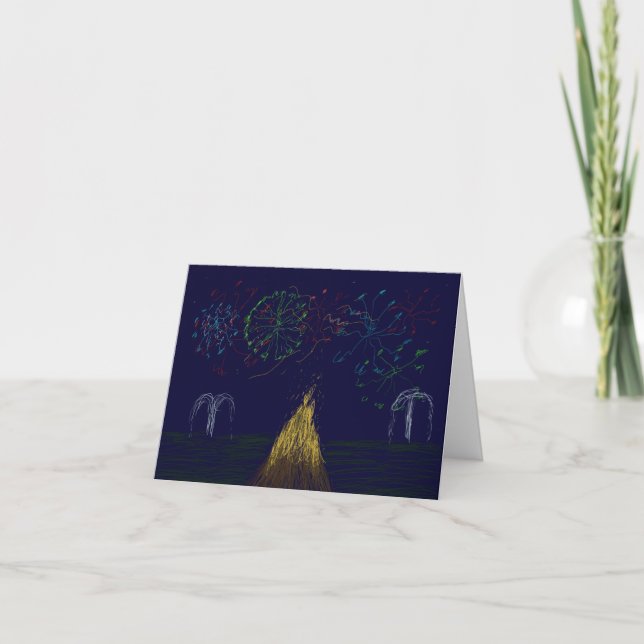 Carte de nuit Bonfire (Devant)