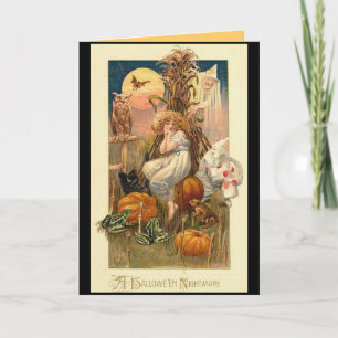 Carte de nuit d'Halloween