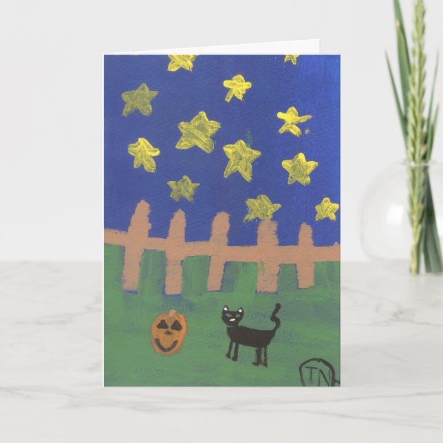 Carte de nuit Halloween (Devant)