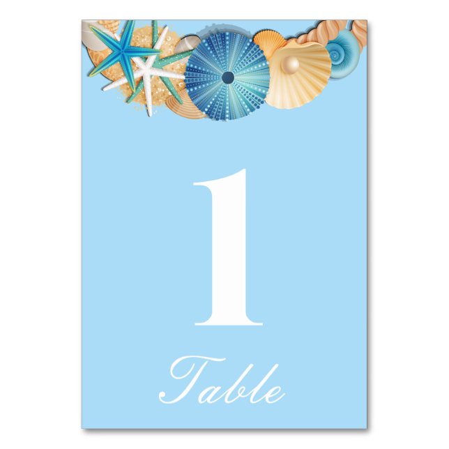Carte de numéro de table (Par défaut)