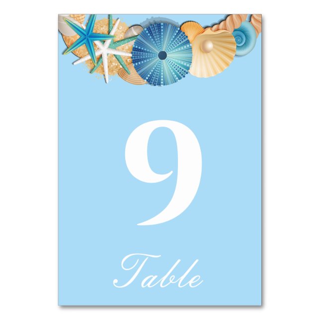 Carte de numéro de table (Par défaut)