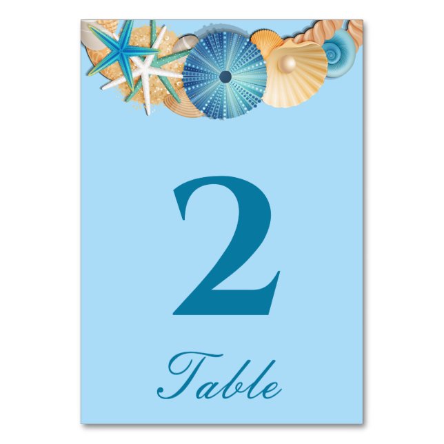 Carte de numéro de table (Par défaut)