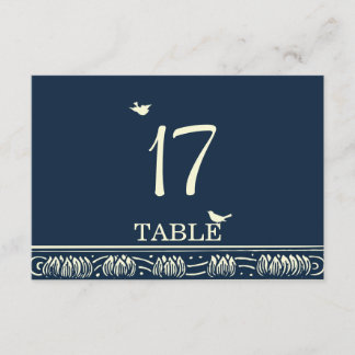 Carte de numéro de table Blooming Love Tree refwi1