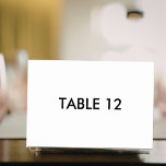 Carte de numéro de table de célébration horizontal<br><div class="desc">Personnalisez l'art simpliste,  ajoutez un nom ou une photo. Ça a l'air bien sur n'importe quoi. ⭐PERSONNALISEZ ce modèle avec votre œuvre d'art. ⭐MODIFIEZ-le davantage pour apporter plus de modifications. ⭐TRANSFÉREZ ce design sur n'importe quel produit. Visitez toutes mes boutiques sur bit.ly/SandyspiderStores (copiez-collez).</div>