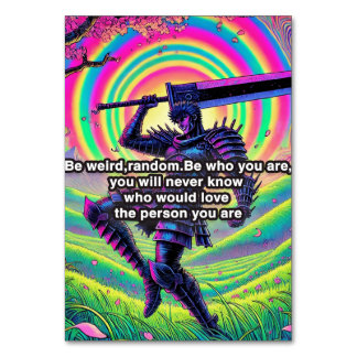 Carte de numéro de table de haute qualité "Soyez a