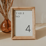 Carte de numéro de table moderne minimaliste HARLO<br><div class="desc">Harlow Collection - un mélange parfait de sophistication propre et de modernité. Il est conçu avec une police de caractères moderne qui respire le style et l'élégance. Chaque produit de la collection est soigneusement conçu pour présenter un look à la fois intemporel et tendance.</div>