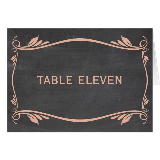 Carte de numéro de tableau de tableau de bord de p (Devant horizontal)