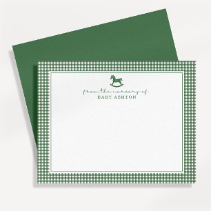 Carte de nurserie personnalisée pour garçon à carr