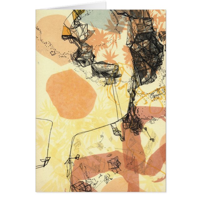 Carte de observation d'art abstrait de transitions (Devant)