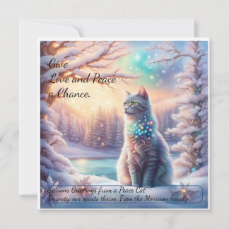 Carte de Paix Mondiale : Donnez une chance à l'amo