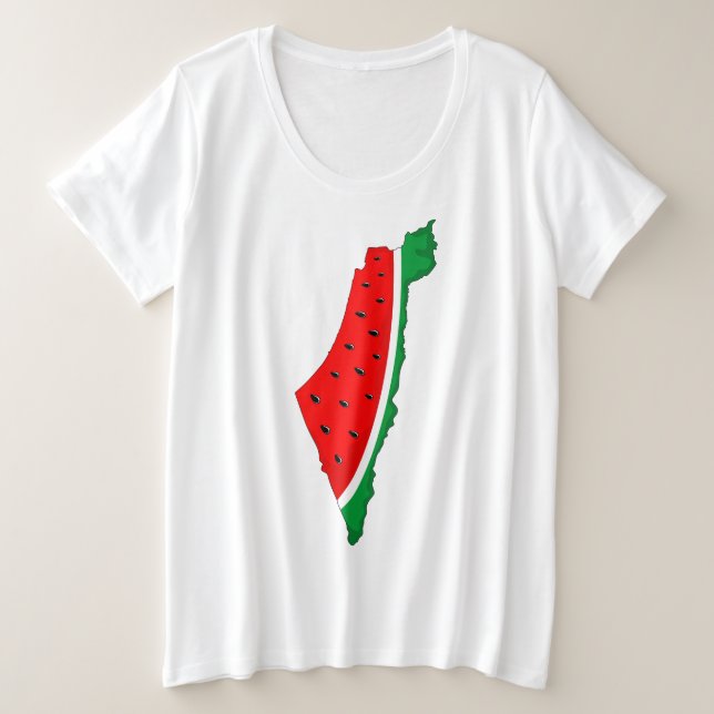 Carte de Palestine Watermelon Symbole de la libert (Design devant)