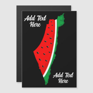 Carte de Palestine Watermelon Symbole de la libert