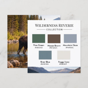 Carte de Palette de Couleurs Wilderness Reverie