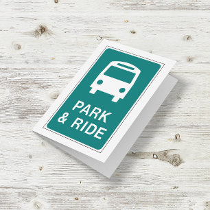Carte de panneau de stationnement incitatif