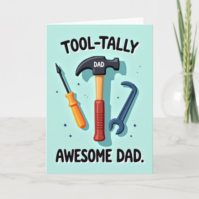 Carte de Papa Totalement Génial (Devant)