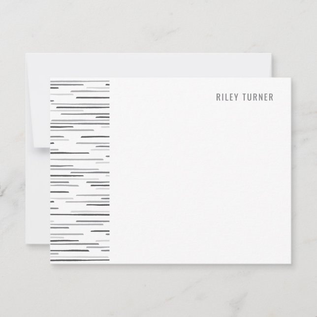 Carte de papier à lettres Horizon Lines - Fumée (Devant)
