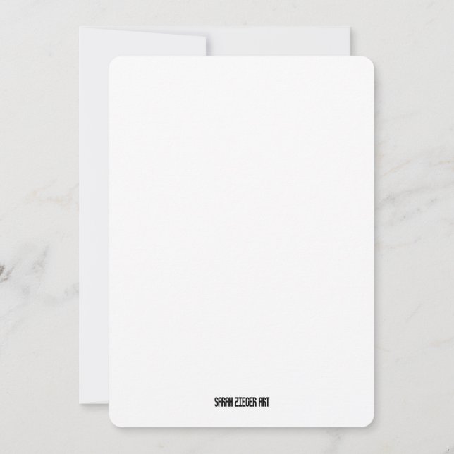 Carte de papier à lettres Western Cowboy dessinée  (Dos)