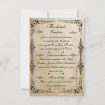 carte de papier parchemin du 18ème siècle